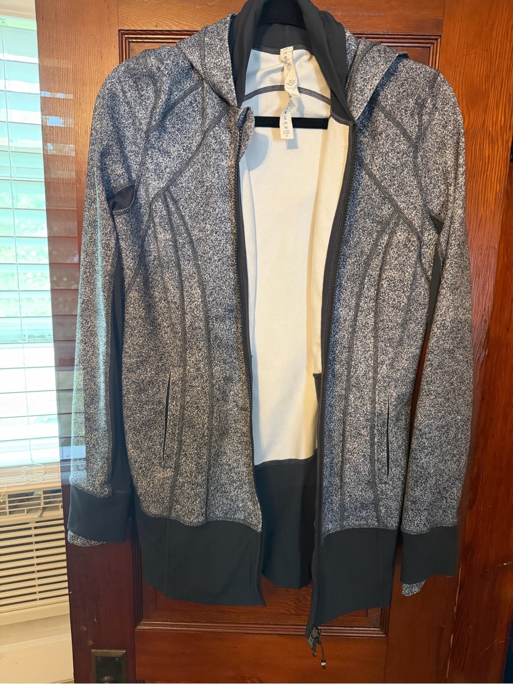 lululemon athletica Gray Zip with hood